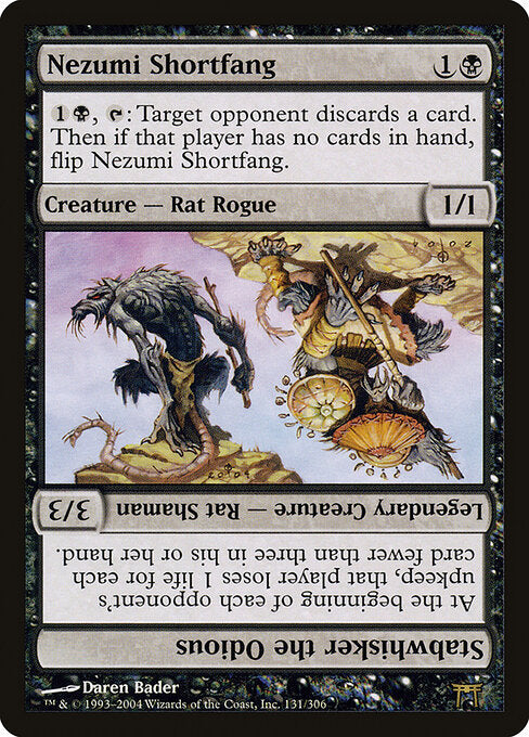 Nezumi Shortfang // Stabwhisker the Odious - Back Face