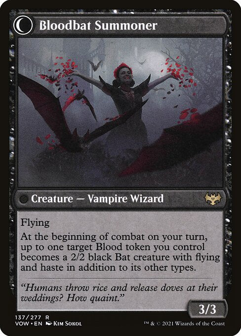 Voldaren Bloodcaster // Bloodbat Summoner - Back Face