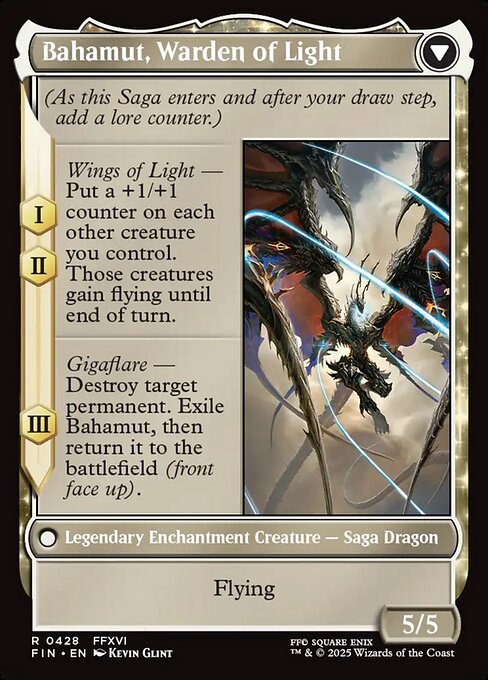Dion, Bahamut's Dominant // Bahamut, Warden of Light - Back Face