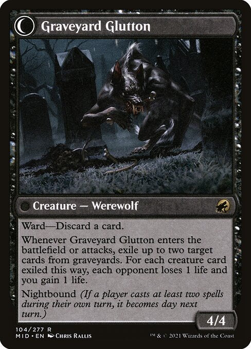 Graveyard Trespasser // Graveyard Glutton - Back Face