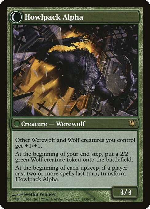 Mayor of Avabruck // Howlpack Alpha - Back Face