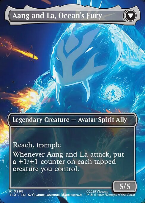 Aang, Swift Savior // Aang and La, Ocean's Fury - Back Face