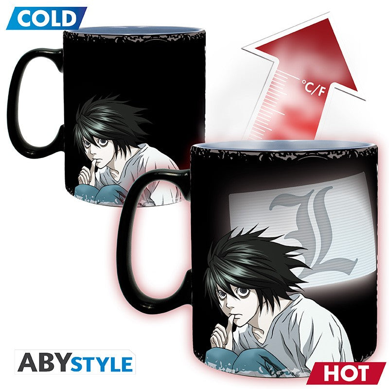 Death Note - Mug Heat Change - 460 ml - Kira & L