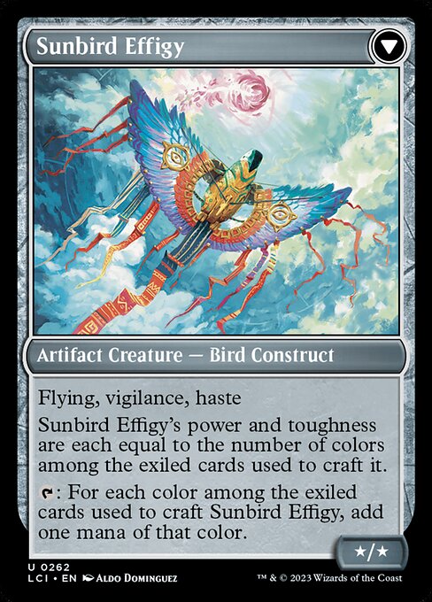 Sunbird Standard // Sunbird Effigy - Back Face
