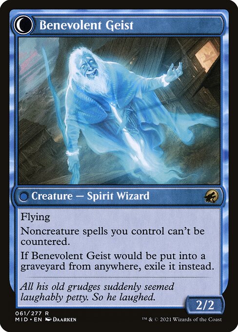 Malevolent Hermit // Benevolent Geist - Back Face