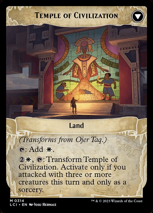 Ojer Taq, Deepest Foundation // Temple of Civilization - Back Face
