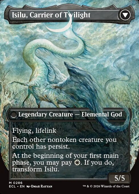 Eirdu, Carrier of Dawn // Isilu, Carrier of Twilight - Back Face