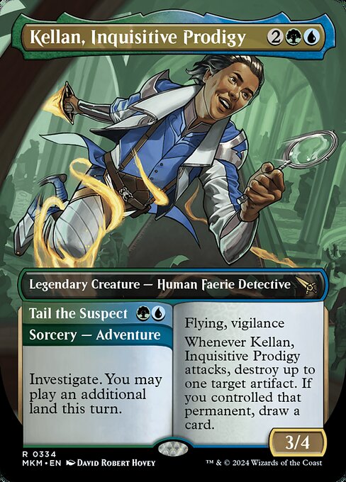 Kellan, Inquisitive Prodigy // Tail the Suspect - Back Face