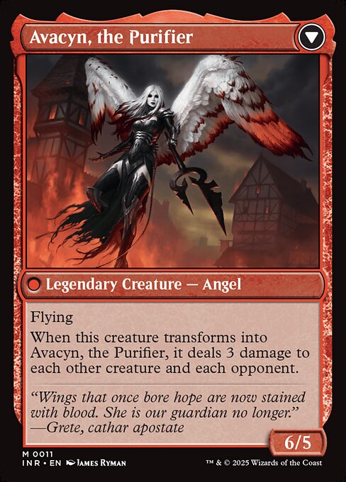Archangel Avacyn // Avacyn, the Purifier - Back Face