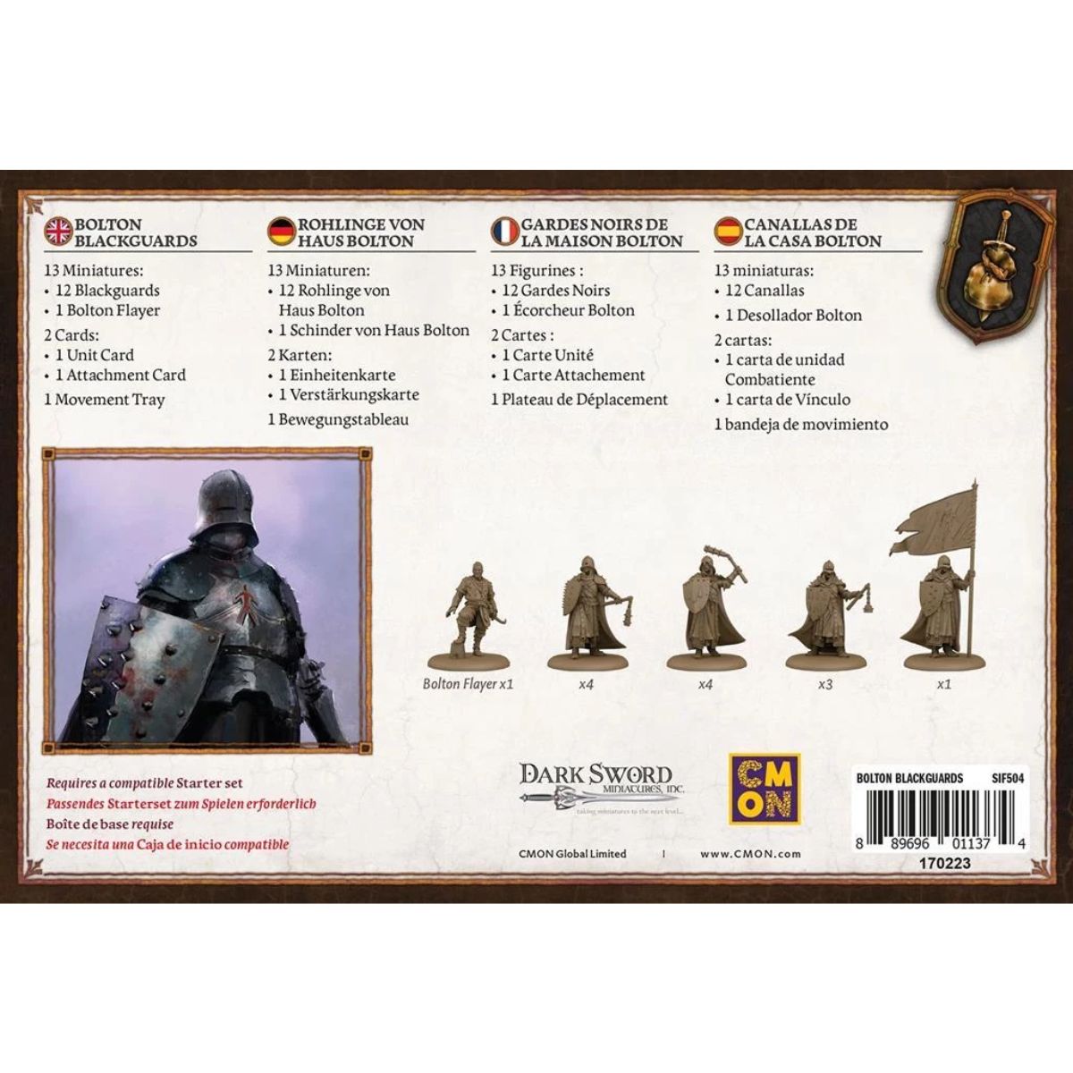 Song of Ice & Fire - Bolton Blackguards (Rohlinge von Haus Bolton)