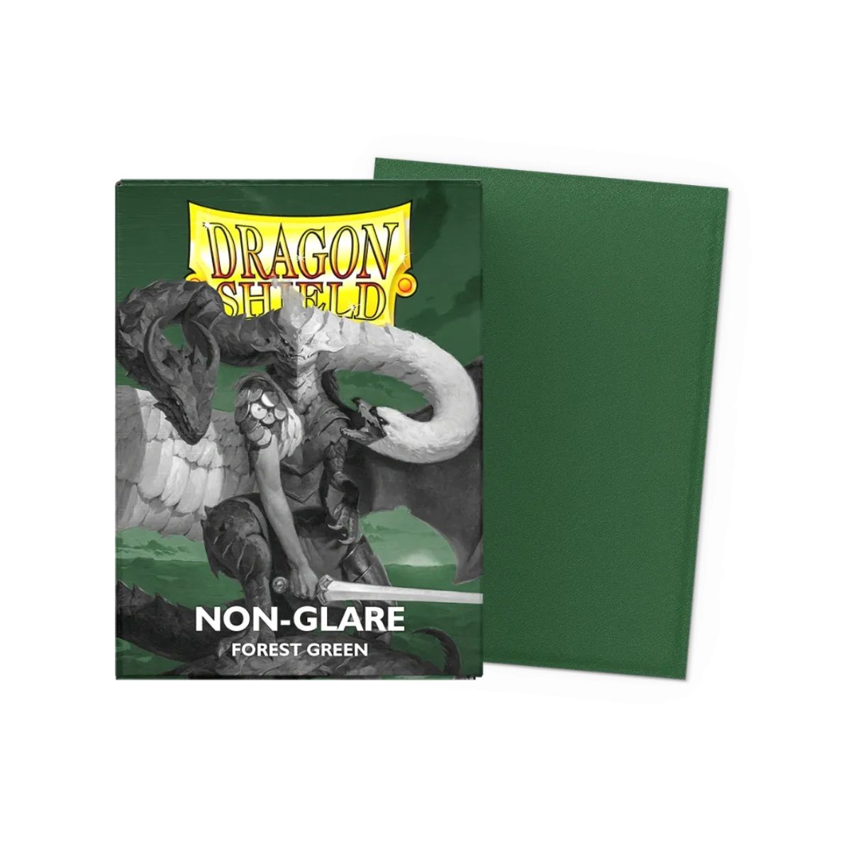 Dragon Shield Standard Size Non Glare Forest Green (100 Sleeves)