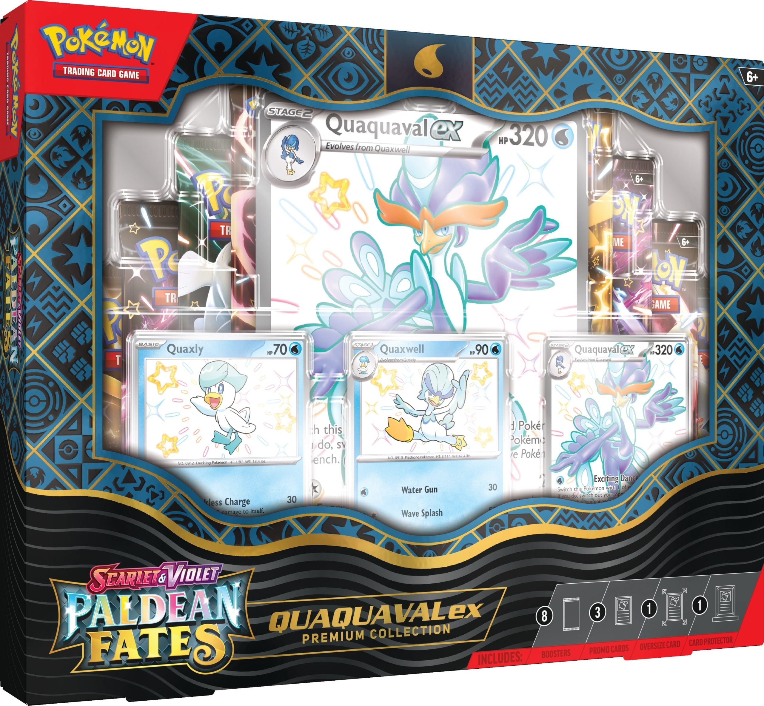 Pokémon Scarlet & Violet Paldean Fates - Premium Collection Quaquaval ex - EN