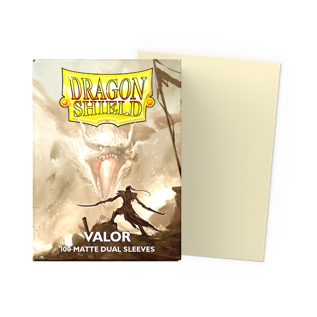 Dragon Shield Standard Size Dual Matte Sleeves - Valor (100 Sleeves)