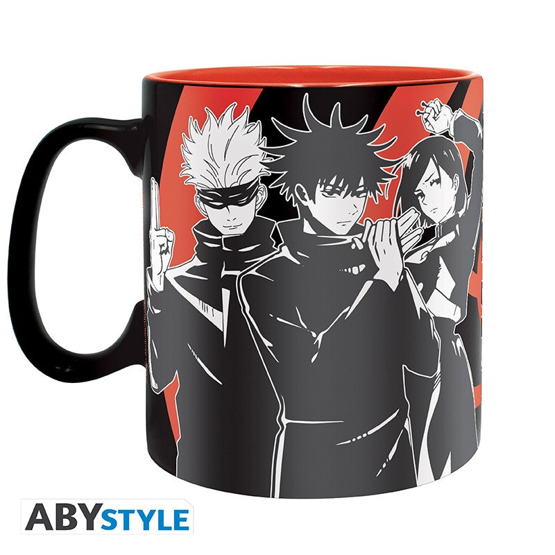 Jujutsu Kaisen - Mug - 460 ml - Group black & white