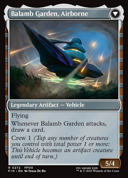 Balamb Garden, SeeD Academy // Balamb Garden, Airborne - Back Face