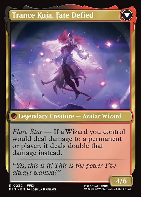 Kuja, Genome Sorcerer // Trance Kuja, Fate Defied - Back Face