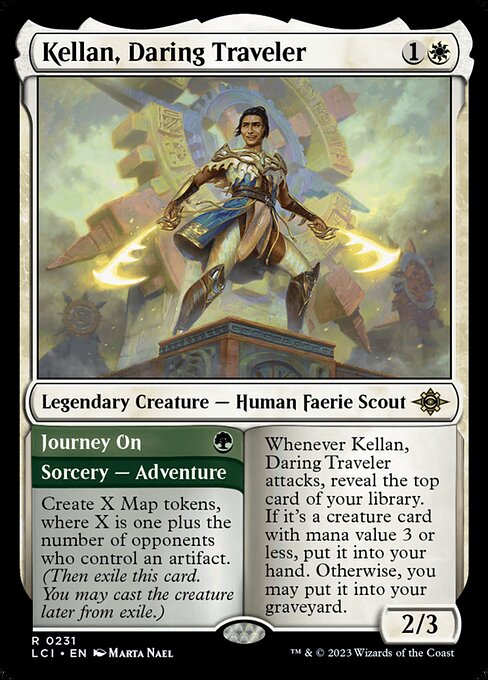 Kellan, Daring Traveler // Journey On - Back Face