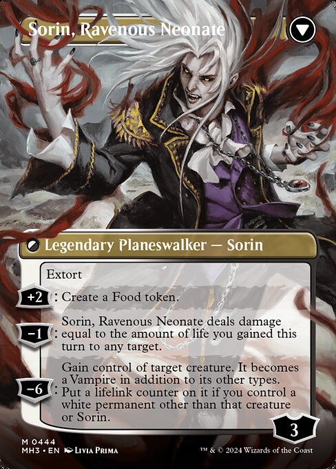 Sorin of House Markov // Sorin, Ravenous Neonate - Back Face
