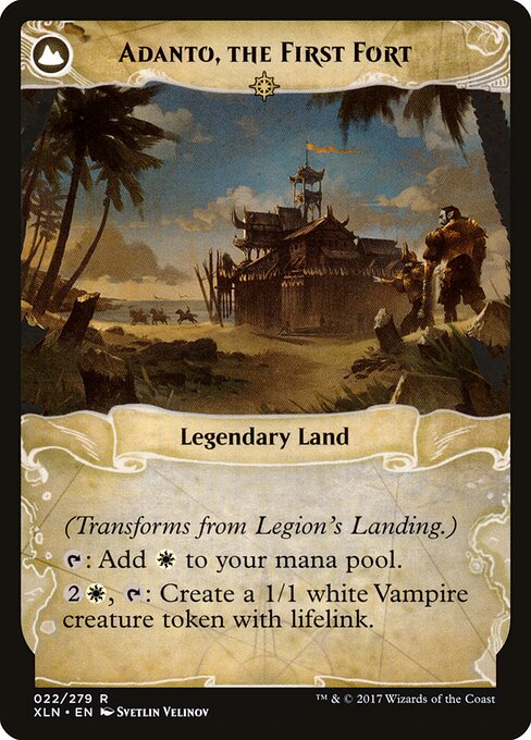 Legion's Landing // Adanto, the First Fort - Back Face