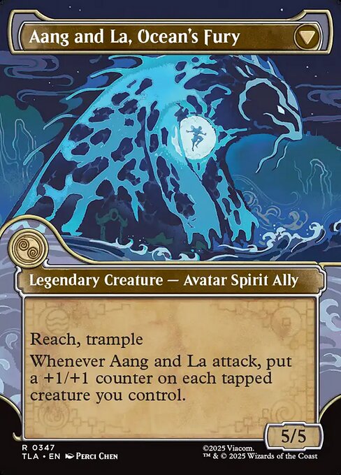 Aang, Swift Savior // Aang and La, Ocean's Fury - Back Face