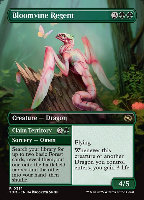 Bloomvine Regent // Claim Territory // Bloomvine Regent - Back Face