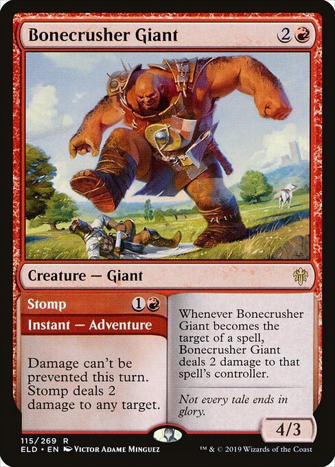 Bonecrusher Giant // Stomp - Back Face
