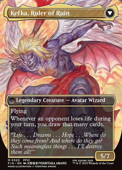 Kefka, Court Mage // Kefka, Ruler of Ruin - Back Face