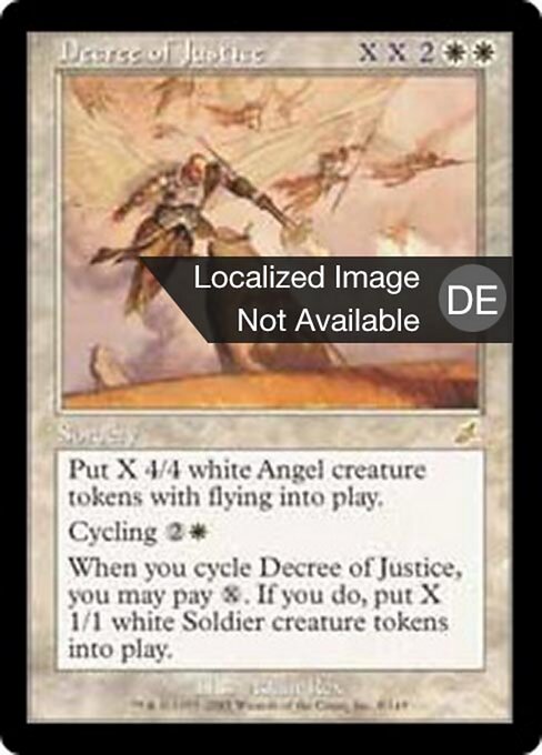 Dekret der Gerechtigkeit SCG-8 Rare Good Deutsch