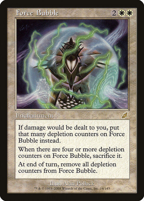 Force Bubble SCG-14 Rare Light Played Englisch