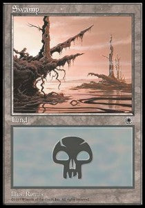 Swamp (V.1) POR- Land Light Played Englisch