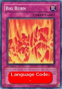 Big Burn IOC-047 Super Rare Excellent Englisch