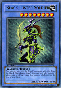 Black Luster Soldier SYE-024 Ultra Rare Light Played Englisch 1. Auflage