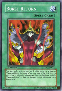 Burst Rückkehr DP1-022 Super Rare Light Played Deutsch