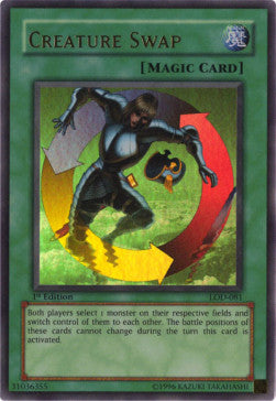Creature Swap LOD-081 Ultra Rare Excellent Englisch 1. Auflage