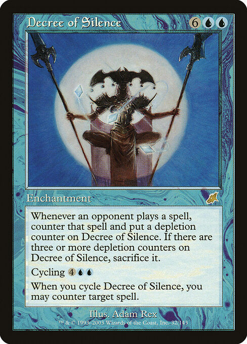 Decree of Silence SCG-32 Rare Excellent Englisch
