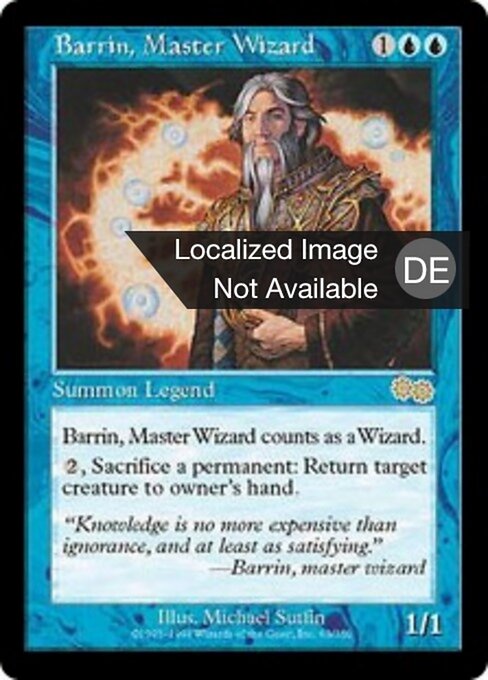 Barrin, der Meisterzauberer USG-63 Rare Light Played Deutsch