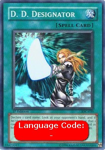 D.D. Designator IOC-039 Super Rare Light Played Englisch