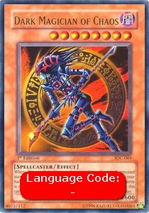Dark Magician of Chaos (V.1) IOC-EN065 Ultra Rare Good Englisch