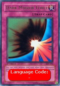 Finstere Spiegelkraft (V.1) IOC-054 Ultra Rare Light Played Deutsch