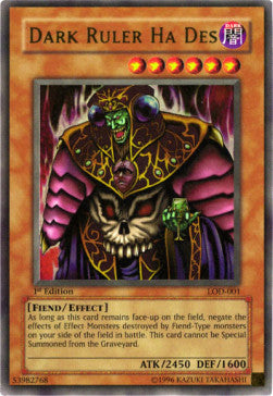 Dark Ruler Ha Des LOD-001 Ultra Rare Excellent Englisch 1. Auflage