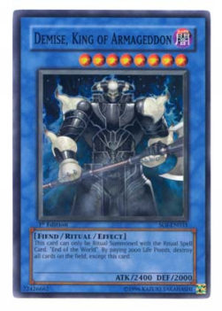 Demise, König des Jüngsten Tages (V.1) SOI-035 Super Rare Poor Deutsch