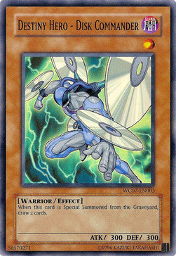 Schicksals-HELD - Disc Commander WC07-003 Super Rare Excellent Deutsch