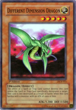 Different Dimension Dragon DCR-015 Super Rare Poor Englisch 1. Auflage