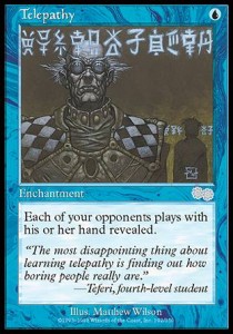 Telepathy USG-102 Uncommon Light Played Englisch
