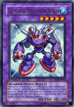 Elementar-HELD Steam Healer DP1-013 Ultra Rare Good Deutsch 1. Auflage