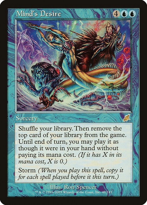 Mind's Desire SCG-41 Rare Good Englisch