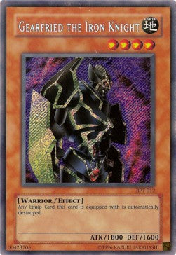 Gearfried the Iron Knight BPT-012 Secret Rare Excellent Englisch