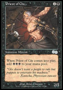 Priest of Gix USG-150 Uncommon Light Played Englisch
