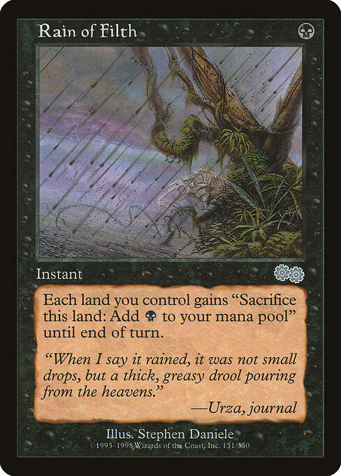 Rain of Filth USG-151 Uncommon Light Played Englisch