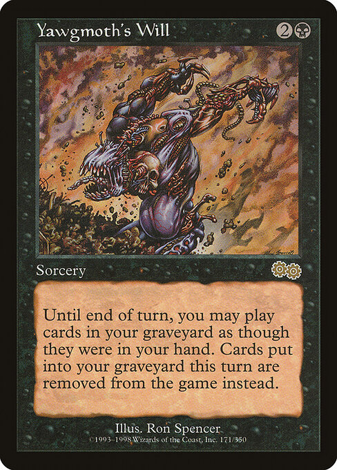 Yawgmoth's Will USG-171 Rare Light Played Englisch